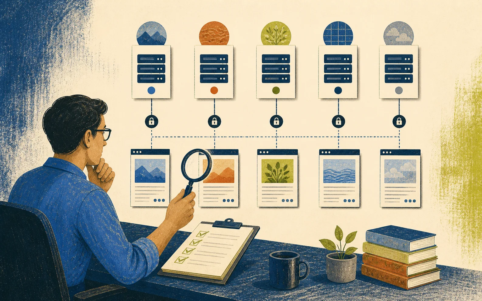 An SEO specialist comparing five private blog network hosting providers for reliability and separation